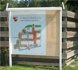 Kort over bebyggelsen